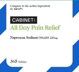Naproxen Sodium package label