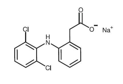 Diclofenac package label
