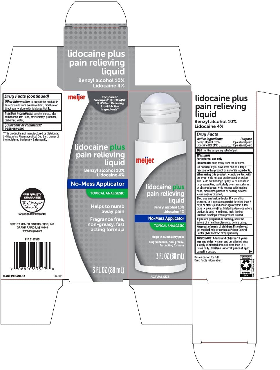 Benzyl Alcohol and Lidocaine Hydrochloride package label
