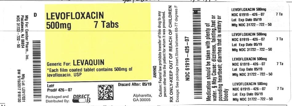 Levaquin (levofloxacin) product image